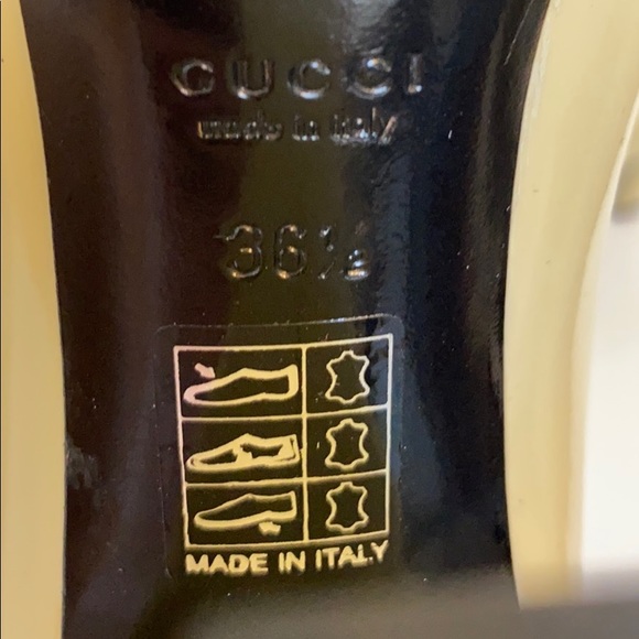 GUCCI Creme Patent Leather Pump - Picture 11 of 16